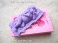 3D новородено бебе смучи ръка силиконов молд форма за украса торта сладки с фондан пита, снимка 1