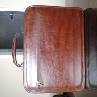 Делова унисекс чанта, италианска, естествена кожа, за папки и А4, снимка 3 - Чанти - 22847844