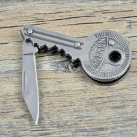 Ножче ключ нож сгъваемо джобно за ключодържател ново, снимка 4 - Ножове - 21854837