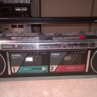 aiwa cs-w220-ретро колекция-внос швеицария, снимка 3 - Радиокасетофони, транзистори - 24418542