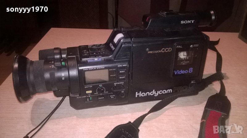 sony ccd-v90e video8 pro-made in japan-камера-внос швеицария, снимка 1