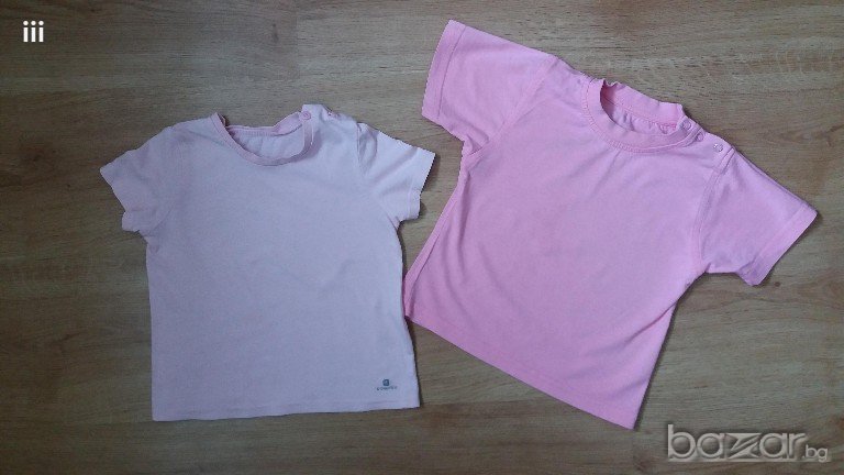 2 розови тениски за 3 лв., снимка 1