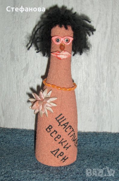 Сувенир - керамична кукла, снимка 1