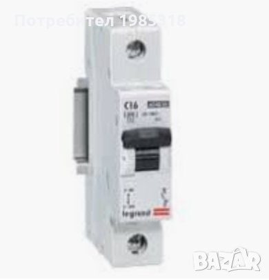 Автоматичен прекъсвач 1P/16A/230-400V AC/6kA LR Legrand 604805, снимка 1