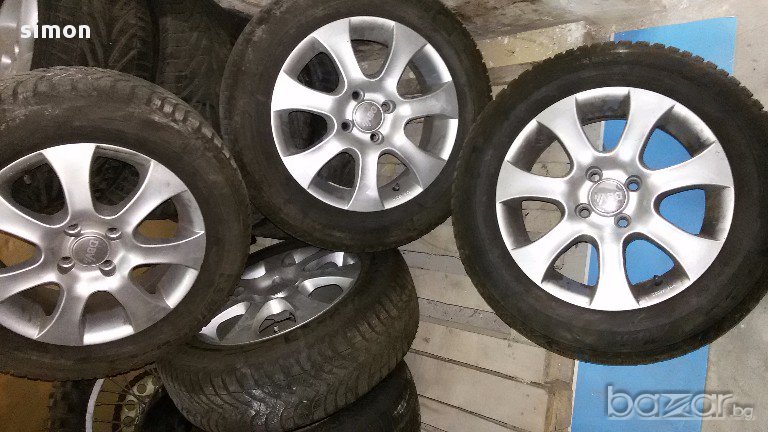 Алуминиеви джанти със зимни гуми за RENAULT. DACIA, снимка 1