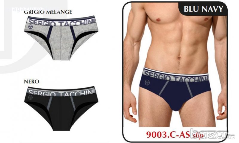 Sergio Tacchini M,L черен,син,сив памучен мъжки слип Серджио Тачини мъжки слипове мъжко бельо, снимка 1