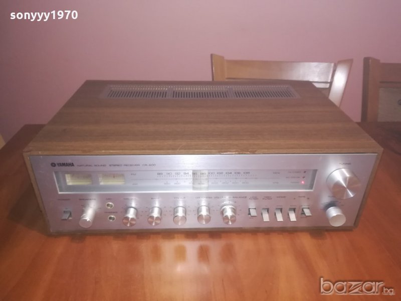 yamaha stereo receiver-made in japan-внос швеицария, снимка 1