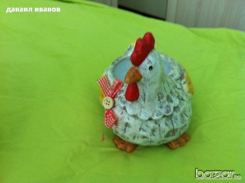 керамична кокошчица за яйце, снимка 1