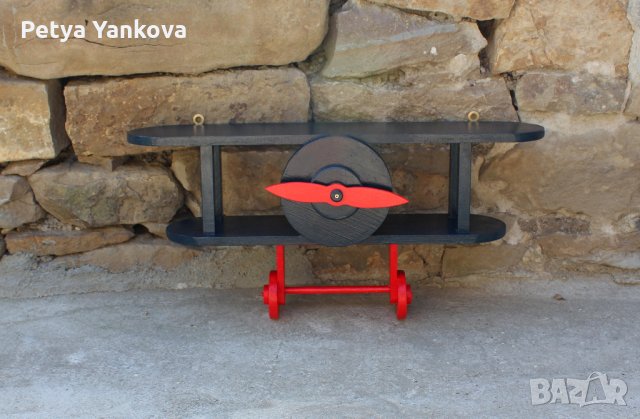 етажерка самолет, снимка 2 - Мебели за детската стая - 22799906