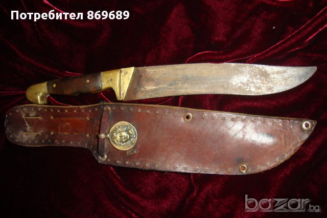 стар български нож-ръчно кован!-автентичен-находка!!!!