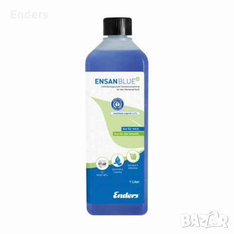 Санитарен концентрат за резервоар за мръсна вода Enders ENSAN BLUE+ 1 литър, снимка 1 - Химически тоалетни - 25494173