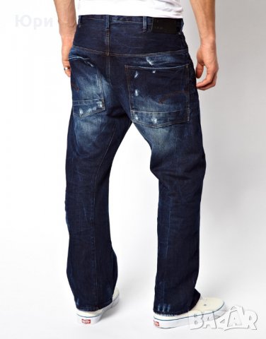 G Star Jeans Grayson Straight Fit Medium Aged