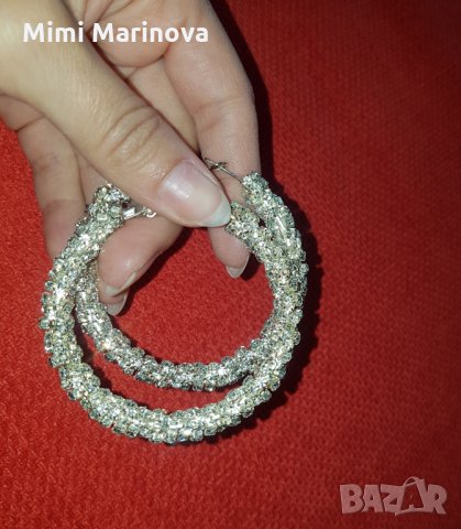 Обеци  с камъчета, снимка 1