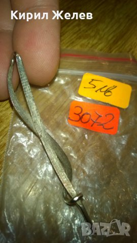 Метална фиба шнола винтидж -209, снимка 2 - Други ценни предмети - 23981056