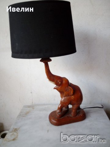 стара нощна лампа-слон