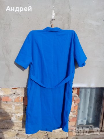 Стара синя работна престилка, снимка 4 - Антикварни и старинни предмети - 23855408