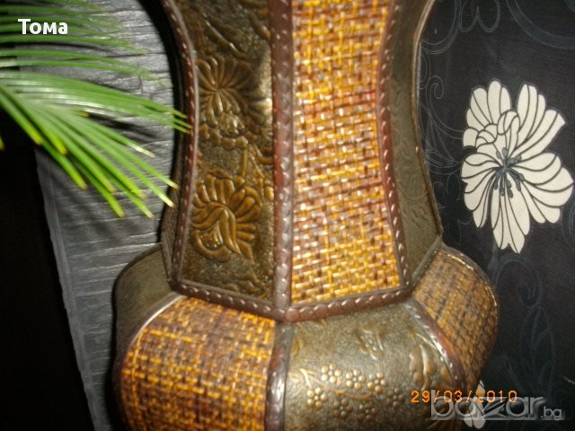 висока ваза за декоративни цветя, снимка 2 - Вази - 14306131