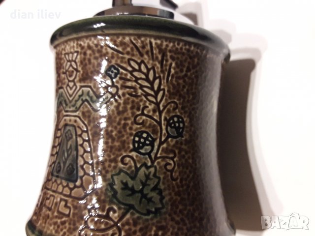 Стара настолна газова запалка, снимка 9 - Антикварни и старинни предмети - 24518245