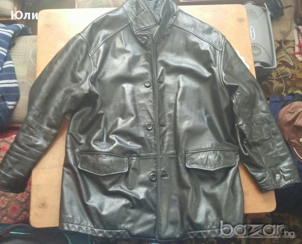 Кожено яке, снимка 3 - Якета - 16525076