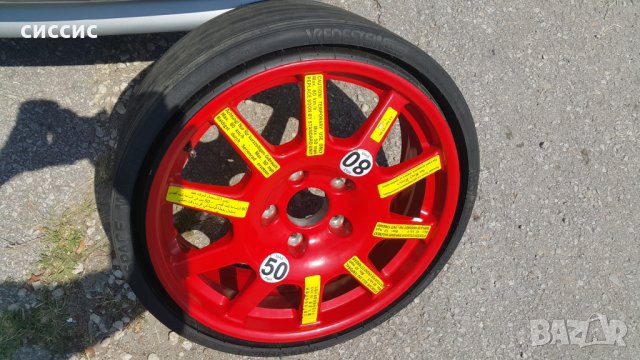 Резервна гума патерица за Audi Q7, vw Touareg, porsche Cayenne, снимка 2 - Гуми и джанти - 26041714