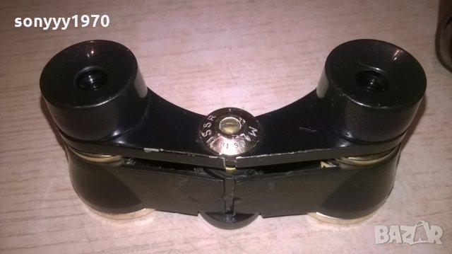 АНТИК-театрален бинокъл с кожен кобур-руски, снимка 10 - Колекции - 25595042