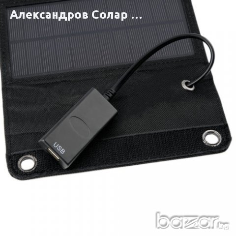 6W сгъваем слънчев панел USB зарядно за телефона, снимка 3 - Оригинални батерии - 15085113