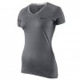 nike pro-fitted v-neck II grey 