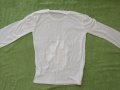 Фина бяла трикотажна блуза за момиче размер 140, нова, снимка 5