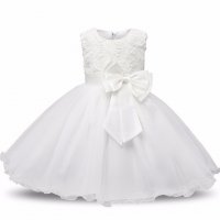 Детска рокля брокат бяла ново. 18-24 месеца.налична, снимка 1 - Бебешки рокли - 25465122
