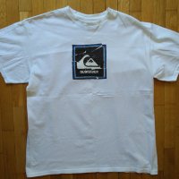Намалена Quiksilver тениска с къс ръкав бяла, снимка 1 - Тениски - 11004061
