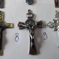 Метални релефни детайлни кръстове-3, снимка 7 - Колиета, медальони, синджири - 23383554