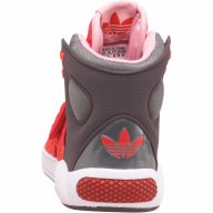 adidas Originals Womens Roundhouse Hi-Tops Grey/Red/Brown Red, снимка 3 - Кецове - 14072986