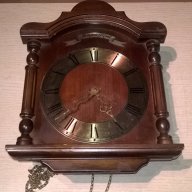 Hermle-ретро часовник-37х30х12см-внос швеицария, снимка 1 - Антикварни и старинни предмети - 17724868