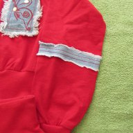 Спортен комплект от червен суичър и панталон, нов, размер 116, снимка 10 - Детски комплекти - 17861153