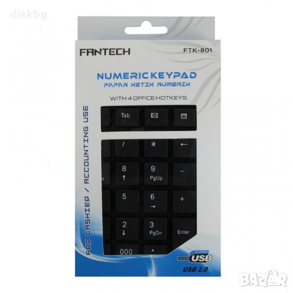 Нова цифрова клавиатура, Numeric Keypad FANTECH, FTK-801, снимка 1