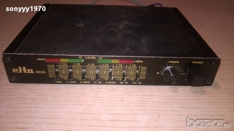 Elta 9830 amplifier/equalizer car audio-внос швеицария, снимка 1