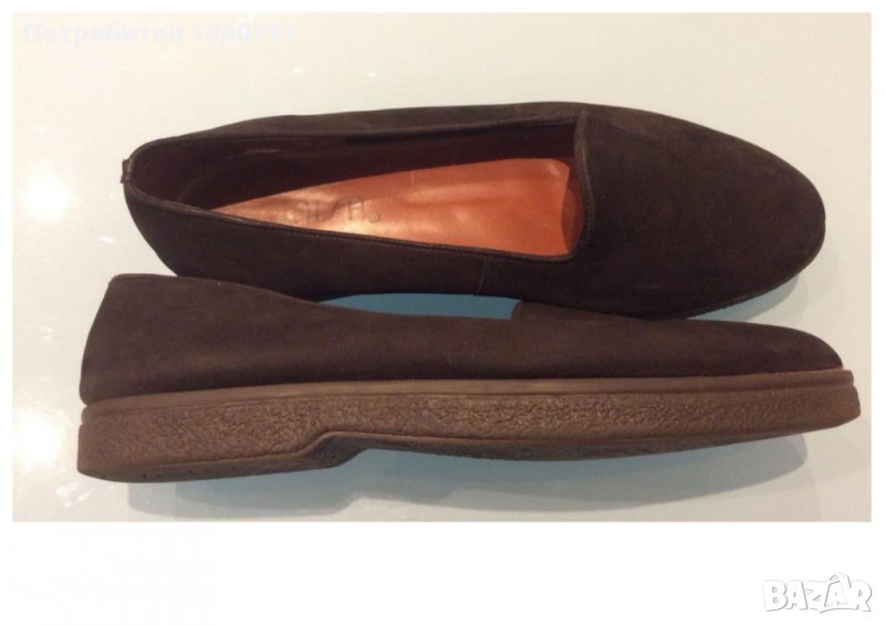 Черни велурени обувки UNISA – равни, № 39, снимка 1