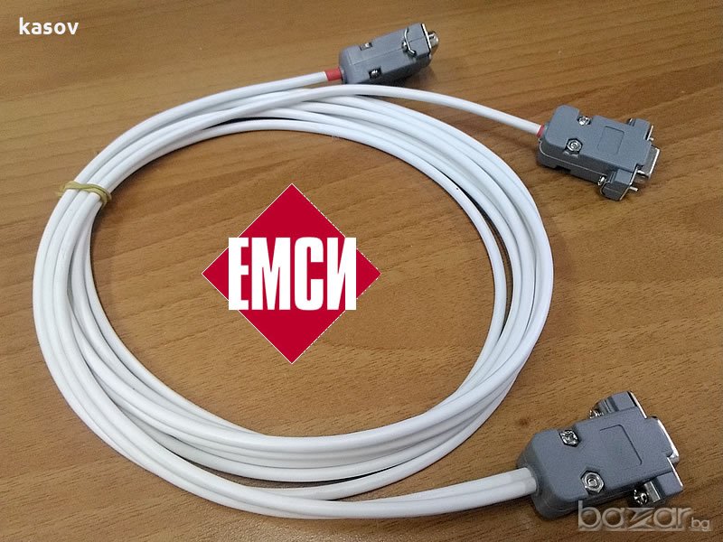 Кабел за връзка на електронна везна с компютър и етикетен принтер., снимка 1