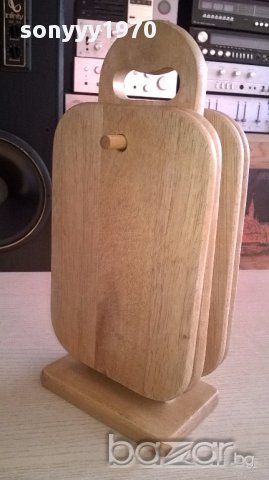 Дъски за рязане с поставка-32х15х10см-внос швеицария, снимка 9 - Други - 16784875