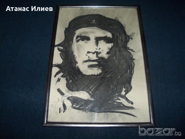 Портрет на Че Гевара, художник Десислава Илиева, снимка 1 - Картини - 19949039