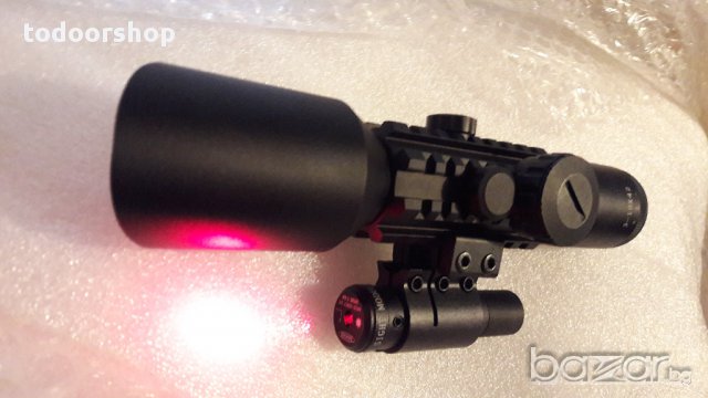Оптика 3-10х42 с подсветка и бързомер, снимка 2 - Оборудване и аксесоари за оръжия - 17628199