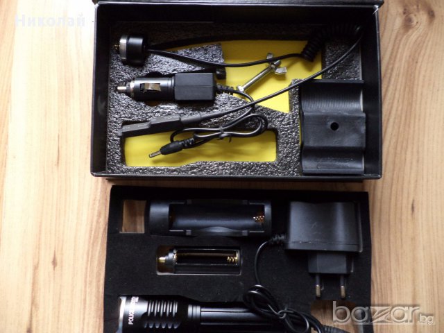 Фенер за лов BL-911-T6 CREE с една батерия 18650, снимка 5 - Екипировка - 16301063