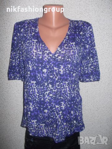 Блузка черно и лилаво тип Прегърни ме L размер