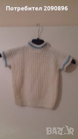 Плетено пуловерче, снимка 1 - Жилетки и елечета за бебе - 23493403