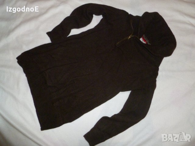 С/М Марков пуловер от мириносова вълна - разкошен Marie Lund, снимка 1 - Блузи с дълъг ръкав и пуловери - 23433254