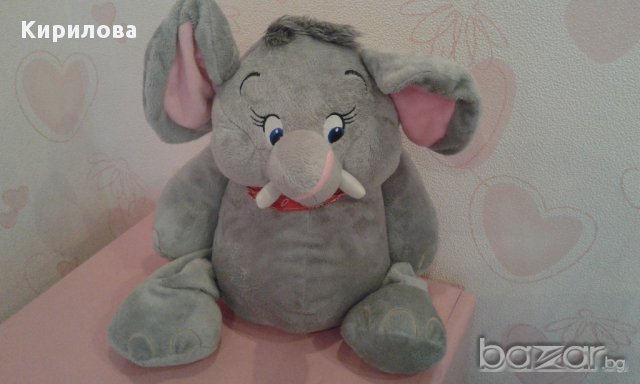 плюшен слон , снимка 1 - Плюшени играчки - 15437662