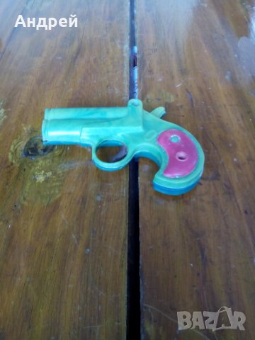 Стара играчка пистолет #6, снимка 1 - Антикварни и старинни предмети - 25078644