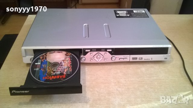 pioneer dvr-433h-s hdd & dvd recorder-внос швеицария, снимка 2 - Плейъри, домашно кино, прожектори - 23914241