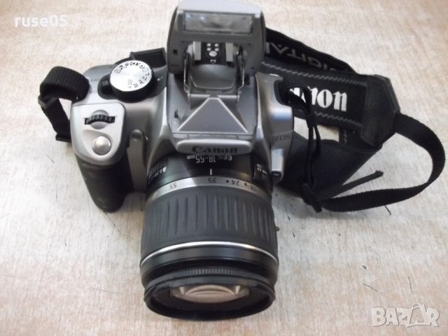 Фотоапарат "Canon - EOS - 350D" с обектив работещ - 1, снимка 1 - Фотоапарати - 25669113