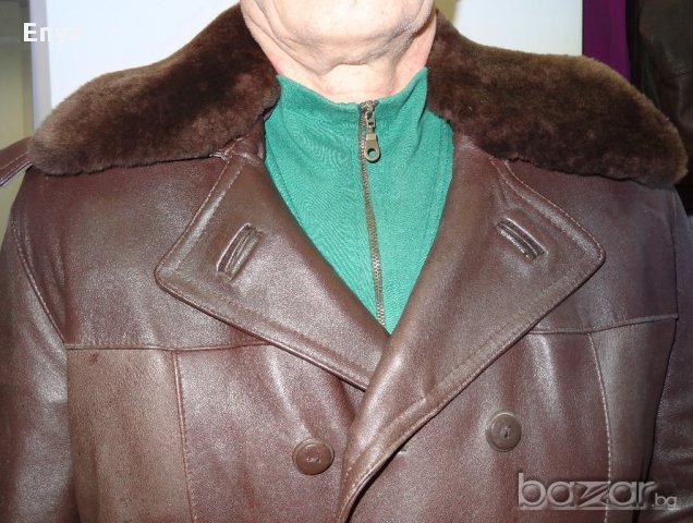 ШУБА КОЖЕНА - Генералска - НОВА !, снимка 4 - Якета - 13328104
